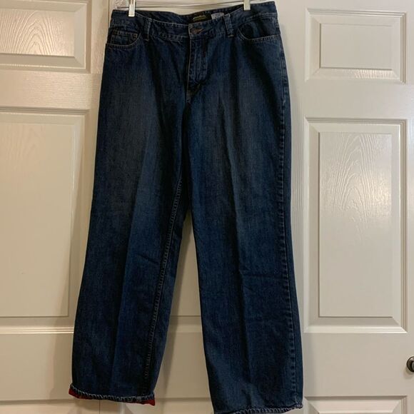 EDDIE BAUER, ladies lined jeans, size 16, great condition - Picture 1 of 13